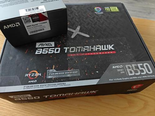 B550 tomahawk + 5700x + 32GB RAM, Computers en Software, Moederborden, Gebruikt, AMD, DDR4, Ophalen