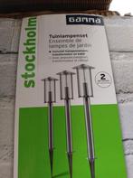 Gamma tuinlampenset Stockholm, nieuw in verpakking!, Ophalen of Verzenden, Nieuw