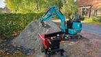 Minigraver te huur (ook dumper & trilplaat)