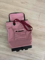 Opvouwbare boodschappentrolley, Ophalen of Verzenden, Zo goed als nieuw, Zacht kunststof, 35 tot 45 cm