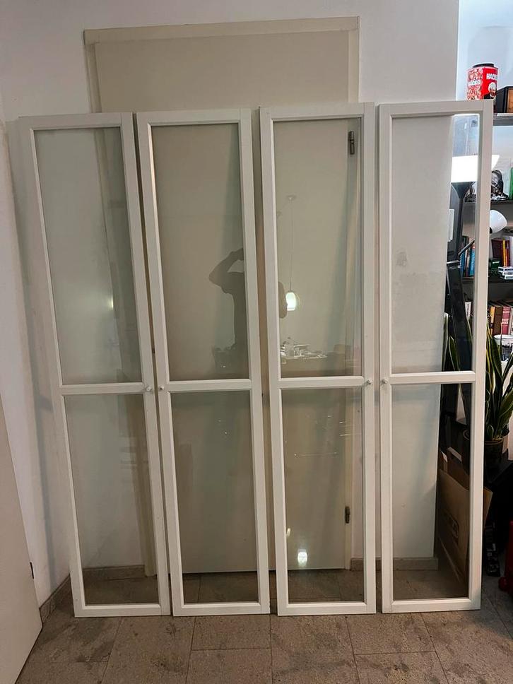 Ikea Billy Boekenkast deuren (2014-2015, ouder type), Doe-het-zelf en Verbouw, Deuren en Horren, Gebruikt, Binnendeur, Minder dan 200 cm