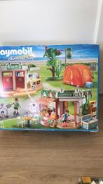 Campingplaats met doos Playmobil, Kinderen en Baby's, Speelgoed | Playmobil, Ophalen of Verzenden, Zo goed als nieuw