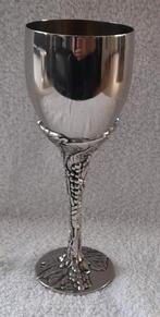 Verzilverde Wijnbeker Godinger Silver Art Co, Ophalen of Verzenden, Zilver