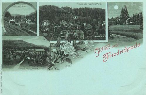 (379-153-035) Friedrichroda Litho, Verzamelen, Ansichtkaarten | Buitenland, Duitsland, Verzenden