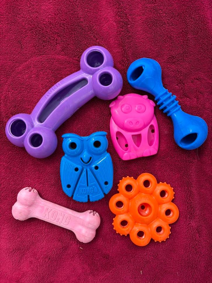 NIEUW KONG speelgoed puppy/kleine hond, snackvulbaar, Dieren en Toebehoren, Hondenspeelgoed, Nieuw, Kauwspeelgoed, Ophalen of Verzenden