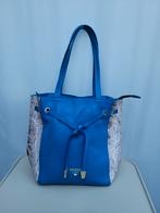 Guess Luxe leren tas zeldzaam, Sieraden, Tassen en Uiterlijk, Tassen | Damestassen, Ophalen of Verzenden, Zo goed als nieuw, Blauw