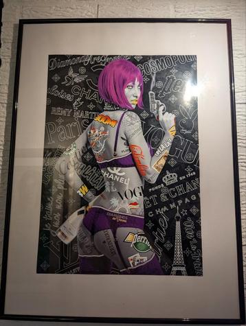Kunstwerk Michael Daniels 58 x 78 beschikbaar voor biedingen