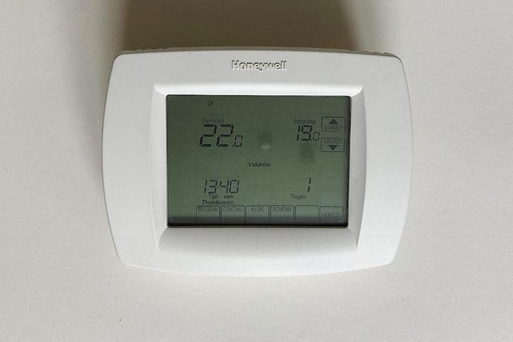 Honeywell Chronotherm Vision thermostaat, Doe-het-zelf en Verbouw, Thermostaten, Gebruikt, Slimme thermostaat, Ophalen of Verzenden