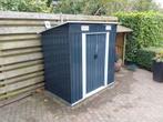 gegalvaniseerd metalen berging., Tuin en Terras, Ophalen, Zo goed als nieuw, Metaal, Overige typen
