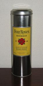 Blik Four Roses Whisky, Ophalen of Verzenden, Zo goed als nieuw, Overige