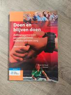 Doen en blijven doen - Zelfmanagement en zorg, Ophalen of Verzenden, Zo goed als nieuw, HBO, M. van der Burgt en F. Verhulst