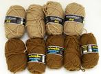 Bruine lichte wol 9x plus extra scheepjes, Ophalen of Verzenden, Nieuw, Breien of Haken, Wol of Garen