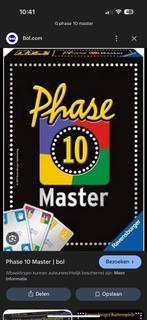 Op zoek!! Naar phase 10 Master, Hobby en Vrije tijd, Gezelschapsspellen | Kaartspellen, Ophalen of Verzenden, Zo goed als nieuw