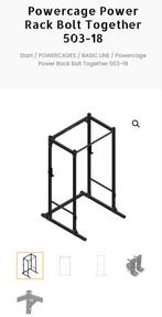 Powercage (vermoedelijk de:Power Rack 503-18), Ophalen, Gebruikt, Armen, Fitnessbank