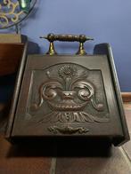 Antieke hout- kolenbak voor bij de openhaard of bij kachel, Ophalen of Verzenden, Gebruikt, Vrijstaande haard, Overige soorten