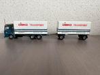 Tekno Holland 1/50 Scania 141 V8 Disko Transport De Lier, Hobby en Vrije tijd, Modelauto's | 1:50, Ophalen of Verzenden, Zo goed als nieuw