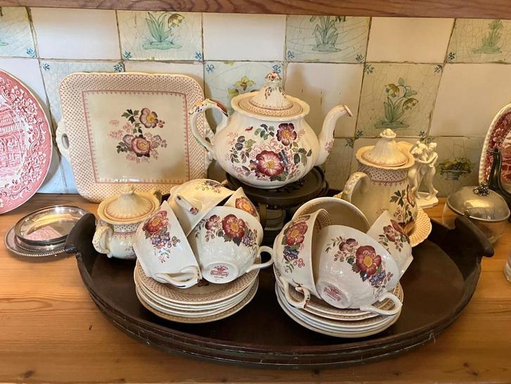 Mason's antiek theeservies.., Antiek en Kunst, Antiek | Servies compleet, Ophalen