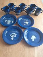 Blue band servies, Ophalen of Verzenden, Gebruikt, Overige stijlen, Bord(en)