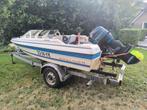 Bayliner Capri 50pk mercury, Watersport en Boten, Speedboten, Ophalen, Gebruikt, Buitenboordmotor, Polyester