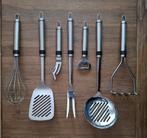 Brabantia Profile Keukengerei Set - 7 delig - RVS, Huis en Inrichting, Keuken | Keukenbenodigdheden, Ophalen of Verzenden, Gebruikt