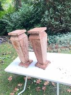 2 plantenzuilen, Huis en Inrichting, Woonaccessoires | Zuilen en Pilaren, Ophalen, Zo goed als nieuw