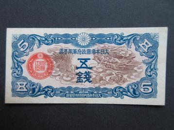 10 Sen 1939 China (Japanse Bezetting) pM11 WW2 XF/UNC beschikbaar voor biedingen