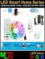 LEDstrip set - Smart WiFi Tuya IR RGB - 10 meter + trafo, Ophalen of Verzenden, Nieuw, WiFi LEDstripset