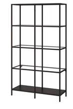 Ikea vitsjbo Metalen Boekenkast met Planken, Met plank(en), 100 tot 150 cm, Ophalen of Verzenden, Zo goed als nieuw