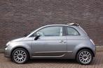 Fiat 500C 0.9 TwinAir Lounge Cabriolet, airco, leder Blue&Me, 86 pk, Gebruikt, Euro 6, Cabriolet