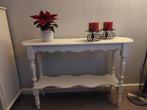 Decoratieve sidetable met plank, krijtverf, Antiek en Kunst, Ophalen