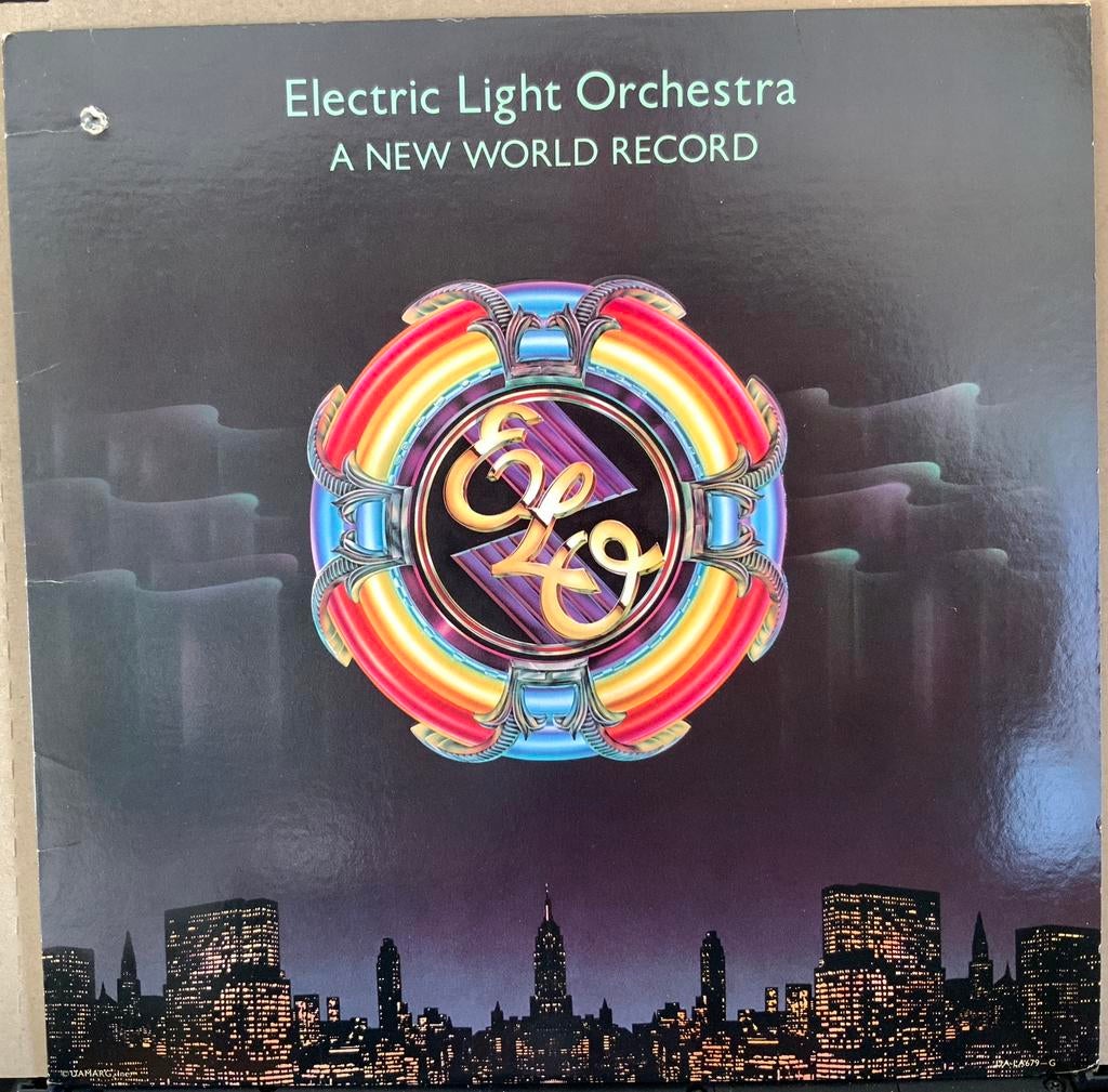 Vinyl E.L.O. - A New World Record, Cd's en Dvd's, Vinyl | Rock, Verzenden, Gebruikt, 12 inch