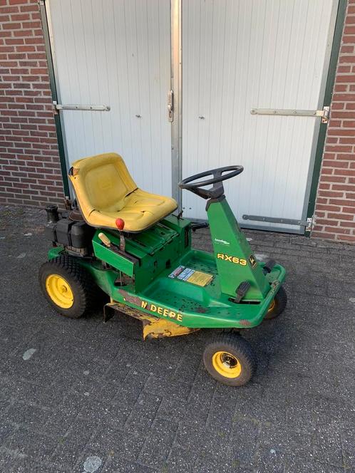 John Deere RX63 grasmaaier 6pk, Tuin en Terras, Grasmaaiers, Gebruikt, 50 cm of meer, Cirkelmaaier, Versnellingen, Ophalen