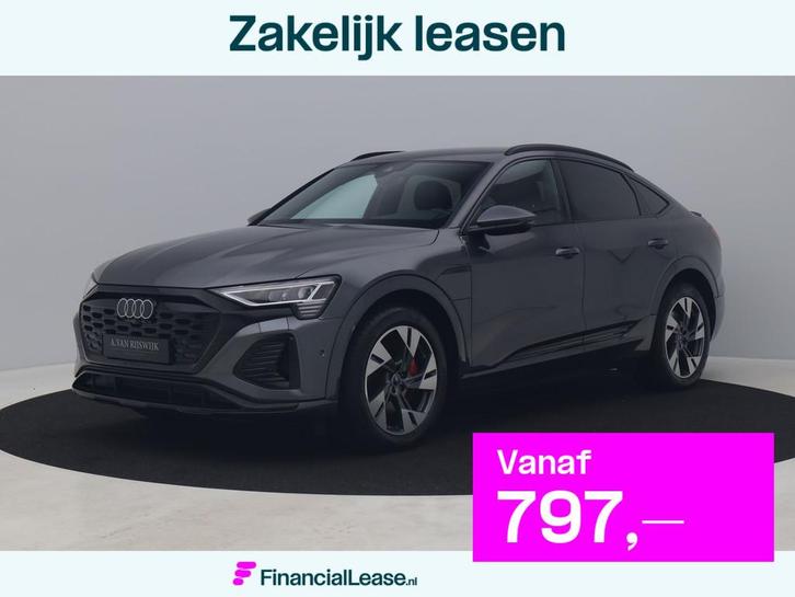 Audi Q8 Sportback e-tron 50 Quattro S Edition 95 kWh | 360, Auto's, Audi, Bedrijf, Lease, Financial lease, Q8 e-tron, 360° camera