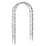 💖️️ ACTIE METALEN ROZENBOOG 160 CM - PERGOLA POORT ZWART, Verzenden, Nieuw, IJzer, Sierhekwerk