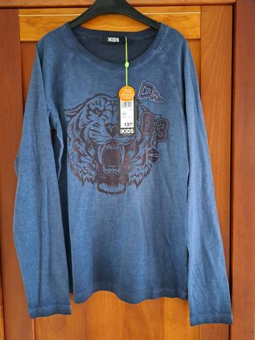 Nieuw: longsleeve mt. 152 jongens blauw TER STAL
 beschikbaar voor biedingen