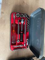 Facom 1/4" Ratelset - Compleet, Auto diversen, Ophalen of Verzenden, Gebruikt