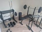Nieuwstaat: Complete fitness set Decathlon twv 650,=, Ophalen of Verzenden, Zo goed als nieuw, Fitnessbank