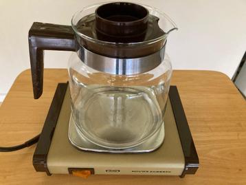 Vintage Moccamaster Technivorm warmhoudplaat met koffiekan beschikbaar voor biedingen