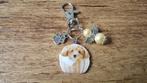 Tas/Sleutelhanger Goldendoodle in mand met beschermengeltje, Dieren en Toebehoren, Verzenden, Nieuw
