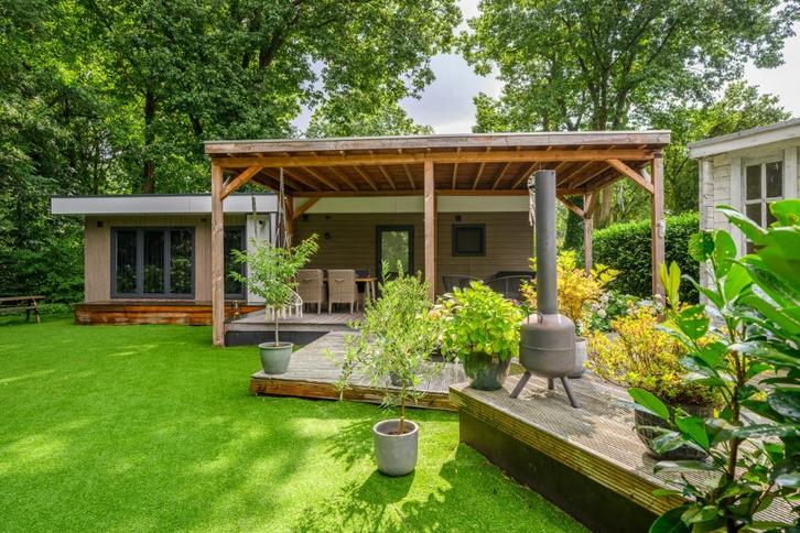 TE KOOP! Vrijstaande chalet op camping de Konijnenberg, Huizen en Kamers, Recreatiewoningen te koop, Gelderland, Chalet, A
