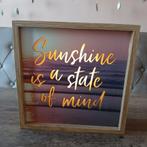 Wandlamp met tekst, Ophalen of Verzenden, Zo goed als nieuw