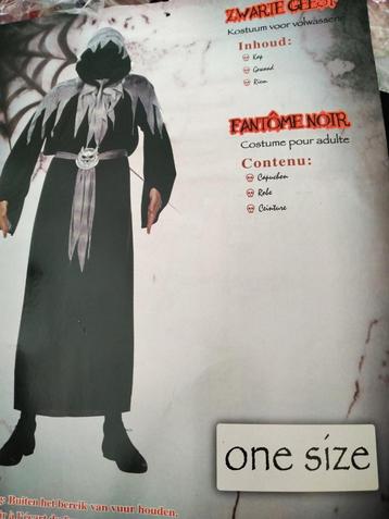 Halloween Zwarte Geest one size S / XXL beschikbaar voor biedingen