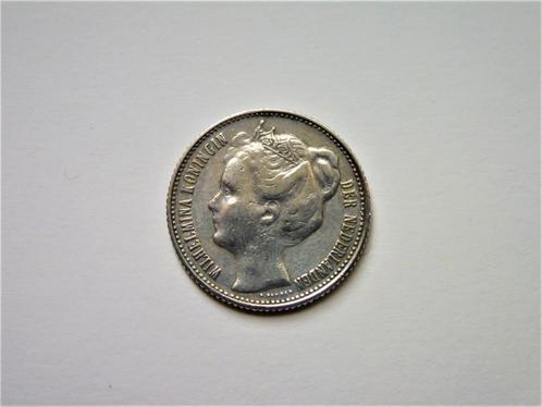 Zilveren halve Gulden Koningin Wilhelmina 1905 munt, Postzegels en Munten, Munten | Nederland, Losse munt, ½ gulden, Koningin Wilhelmina
