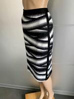 J291 Claudia Strater maat 36=S rok rokje zwart/wit, Kleding | Dames, Rokken, Wit, Ophalen of Verzenden, Zo goed als nieuw, Knielengte
