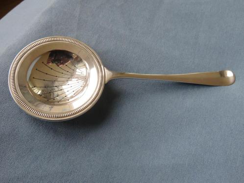 Antieke fruitspaan met 4 zilver keuren, Antiek en Kunst, Antiek | Goud en Zilver, Zilver, Ophalen of Verzenden