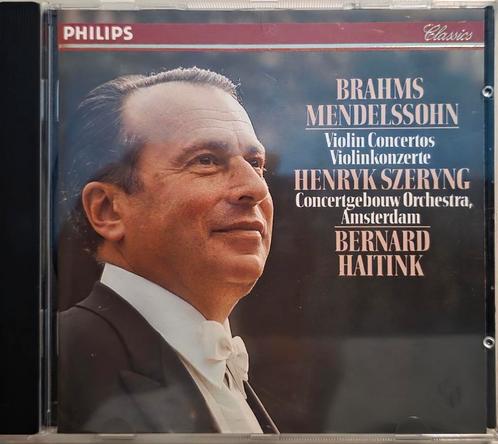 Brahms & Mendelssohn: Vioolconcerten - Szeryng/Haitink, Cd's en Dvd's, Cd's | Klassiek, Zo goed als nieuw, Orkest of Ballet, Romantiek