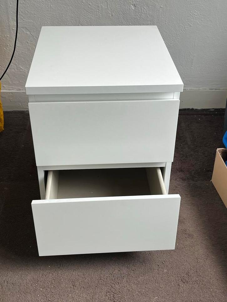 IKEA Malm ladekastje - Wit, Huis en Inrichting, Kasten | Ladekasten, Zo goed als nieuw, Minder dan 100 cm, Minder dan 50 cm, 25 tot 50 cm