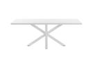 Kave Home Argo Eettafel - 200 x 100 cm - Wit | €499, nu, Huis en Inrichting, Tafels | Eettafels, Kave Home, Kave Home, Vijf personen of meer