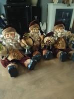 3 zittende kerstmannen, Diversen, Kerst, Ophalen, Zo goed als nieuw