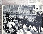 Den Haag 1961, bloemen v. koningin bij ziekenhuis Zuidwal, Ophalen of Verzenden, 1960 tot 1980, Gebruikt, Overige onderwerpen